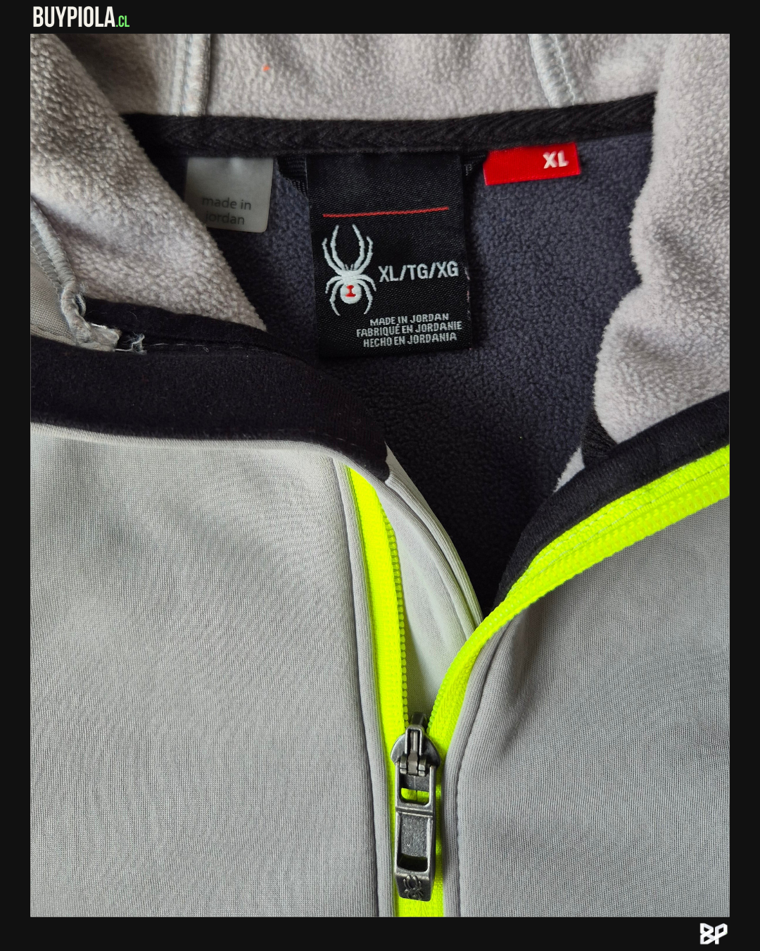 Spyder Chaqueta Polar Gris