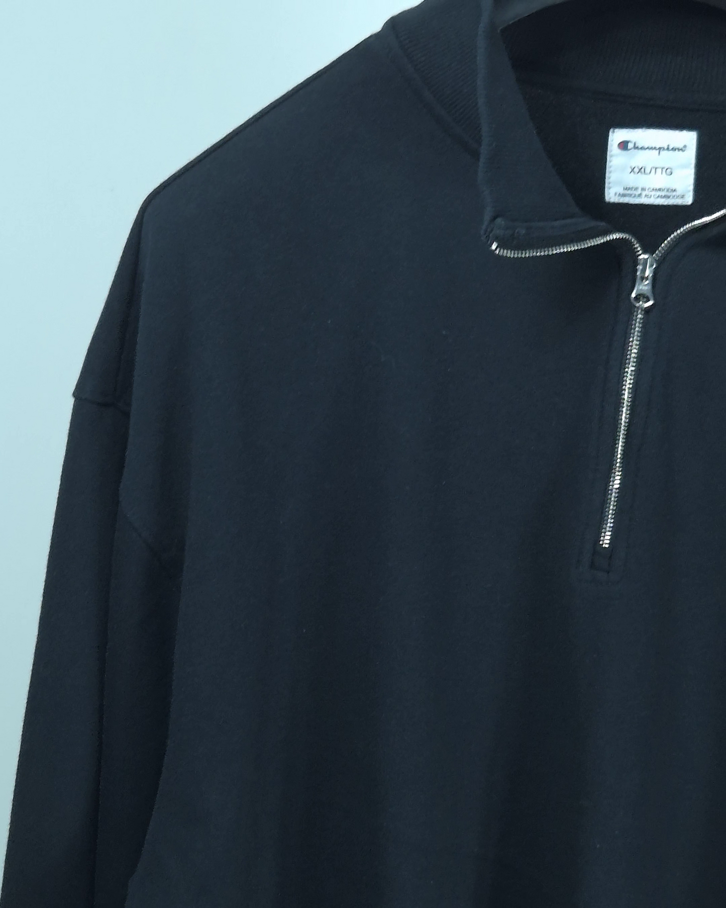 Champion Half-Zip Negro