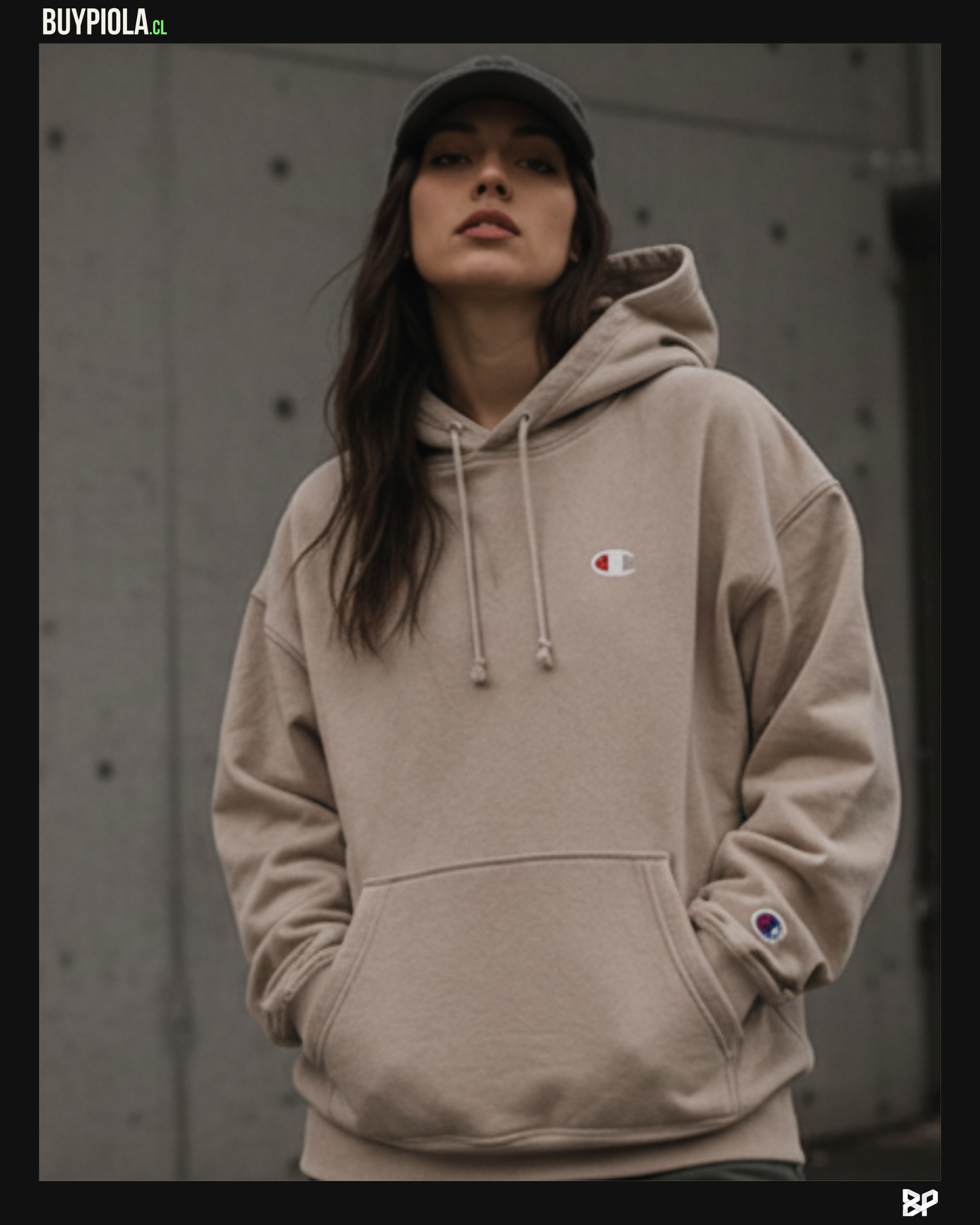 Champion Hoodie Café Crema