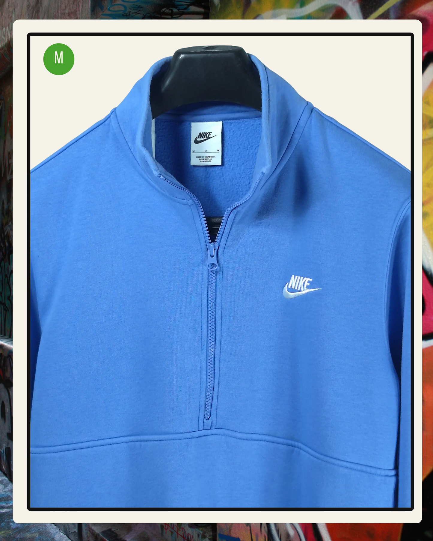 Nike Half-Zip Celeste