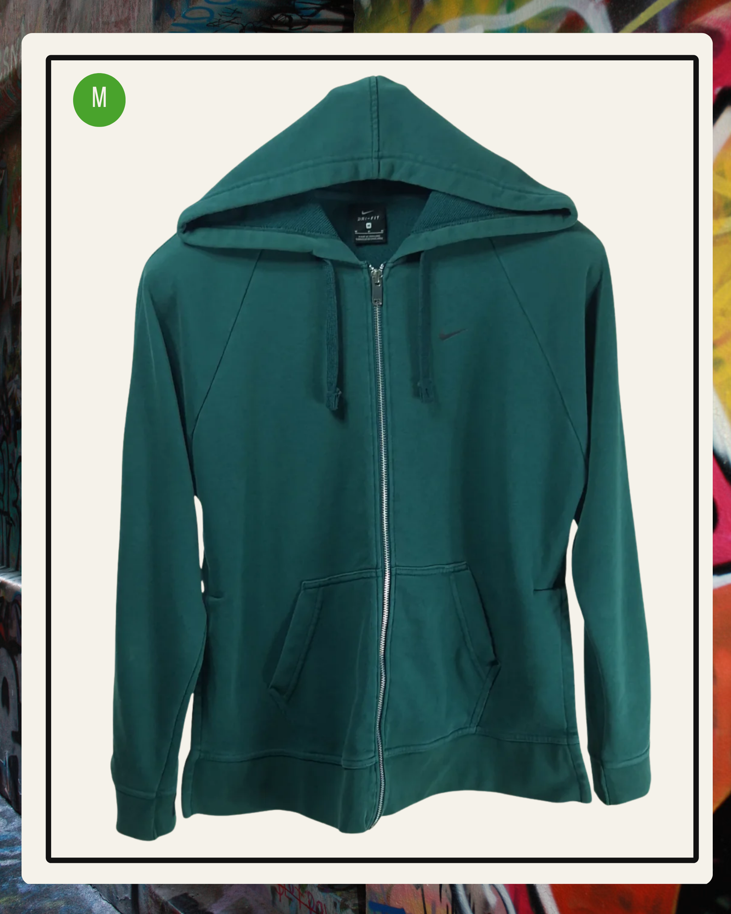 Nike Hoodie Verde Petróleo