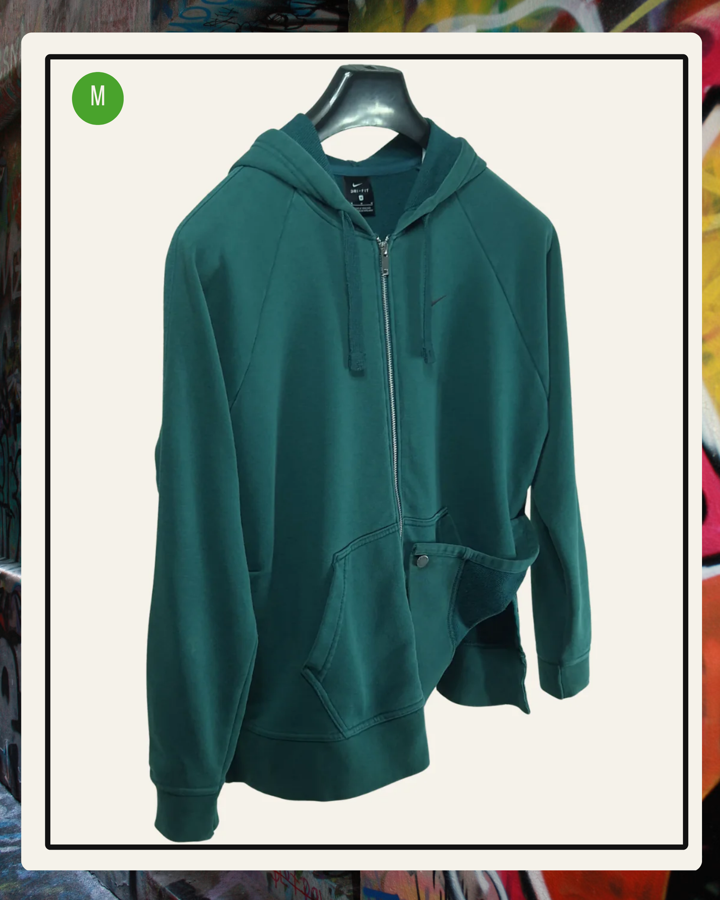 Nike Hoodie Verde Petróleo