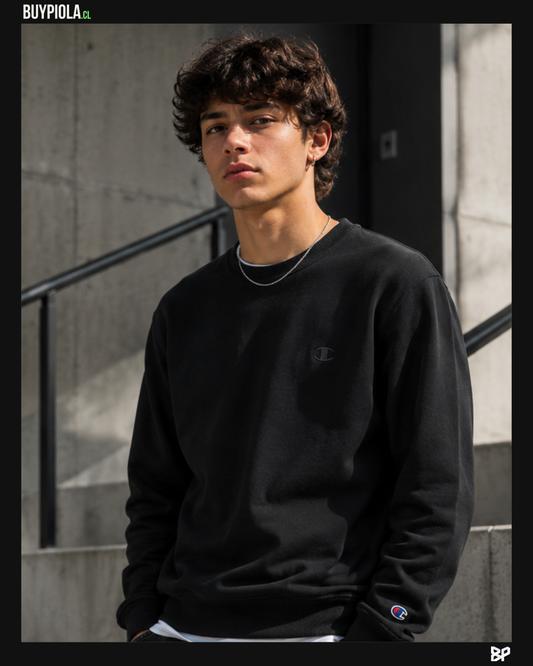 Champion Crewneck Negro