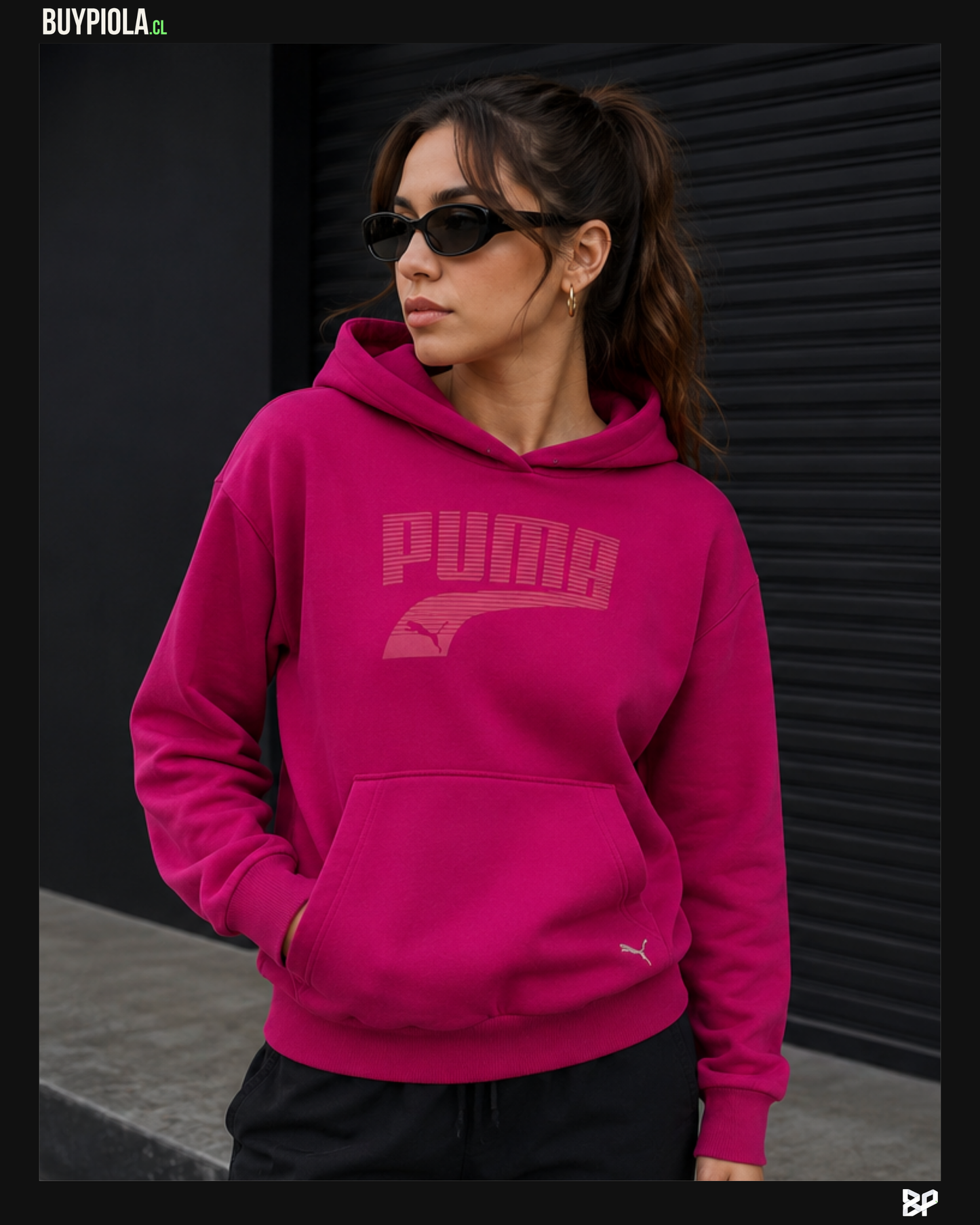 Puma Hoodie Fucsia