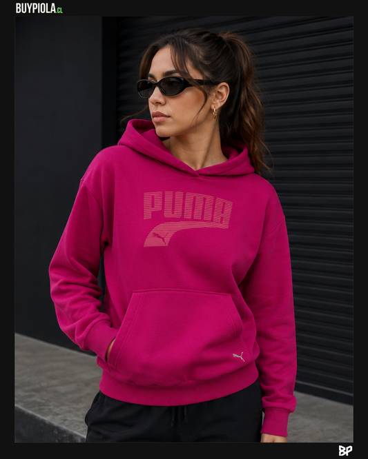 Puma Hoodie Fucsia