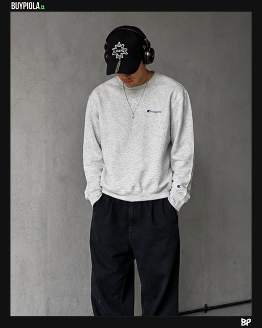 Champion Crewneck Gris