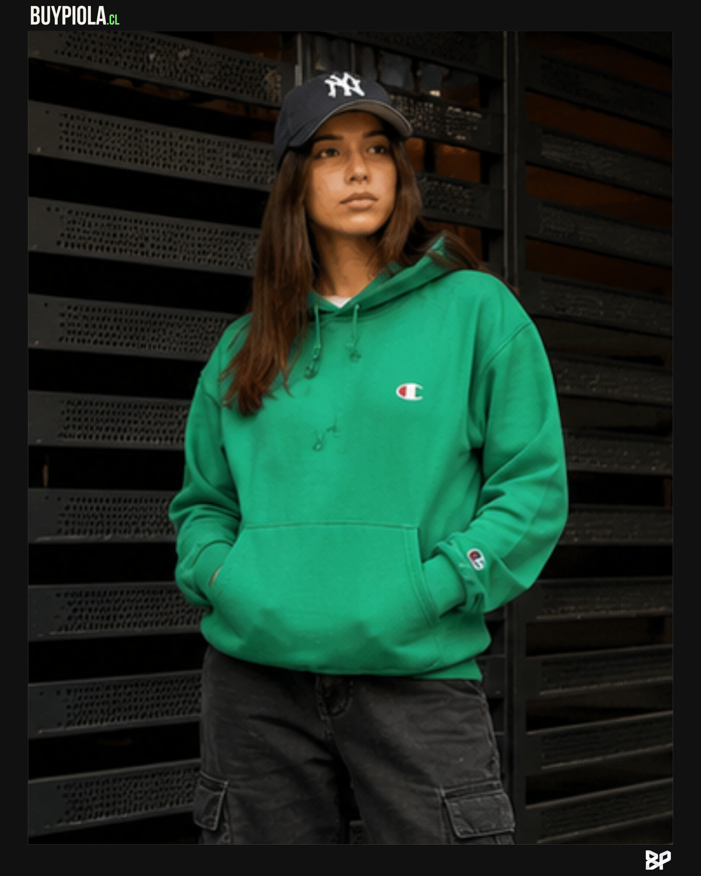 Champion Hoodie Verde