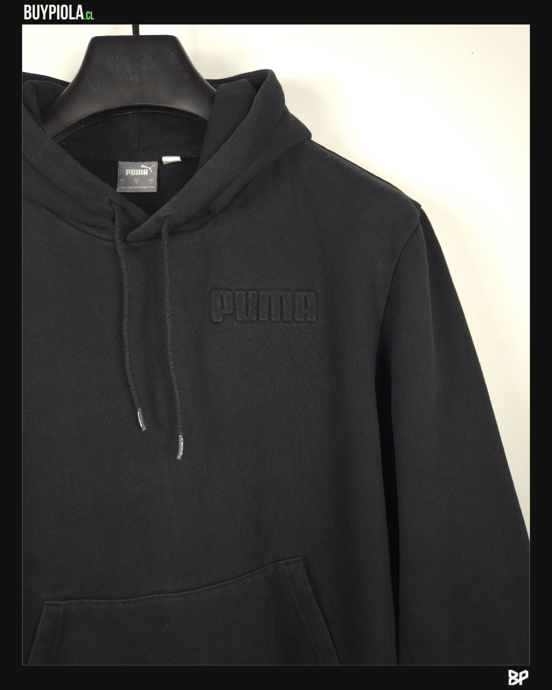 Puma Hoodie Negro Faded