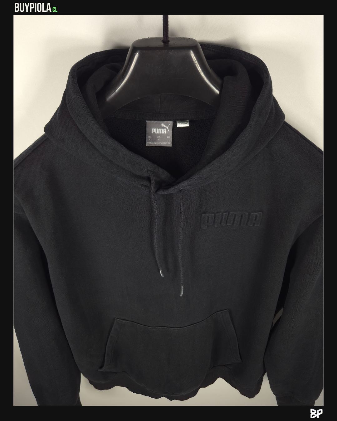 Puma Hoodie Negro Faded
