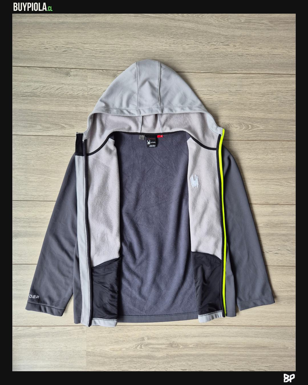 Spyder Chaqueta Polar Gris