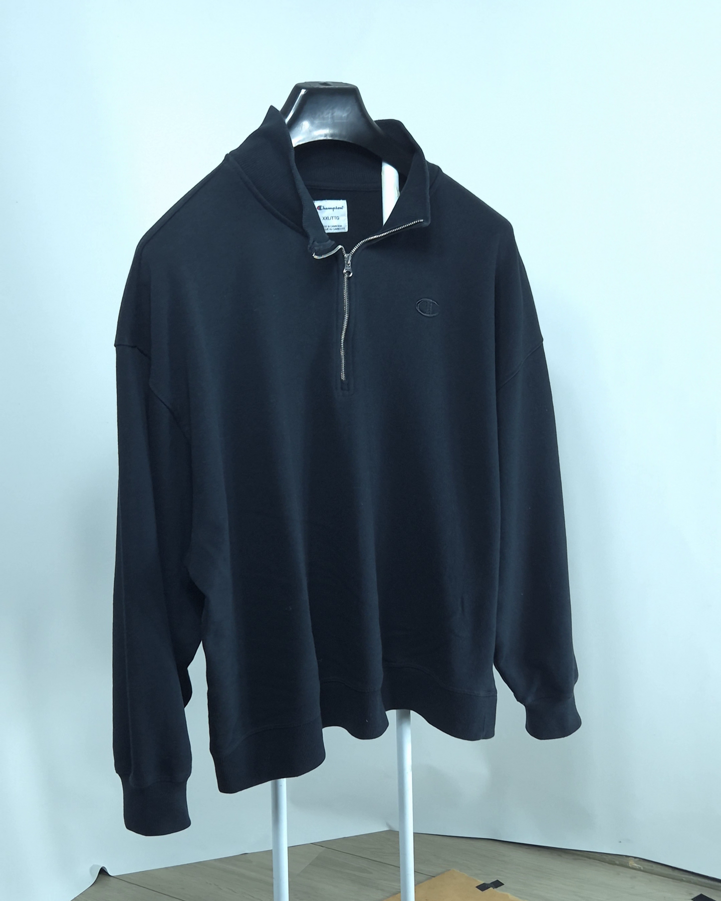 Champion Half-Zip Negro