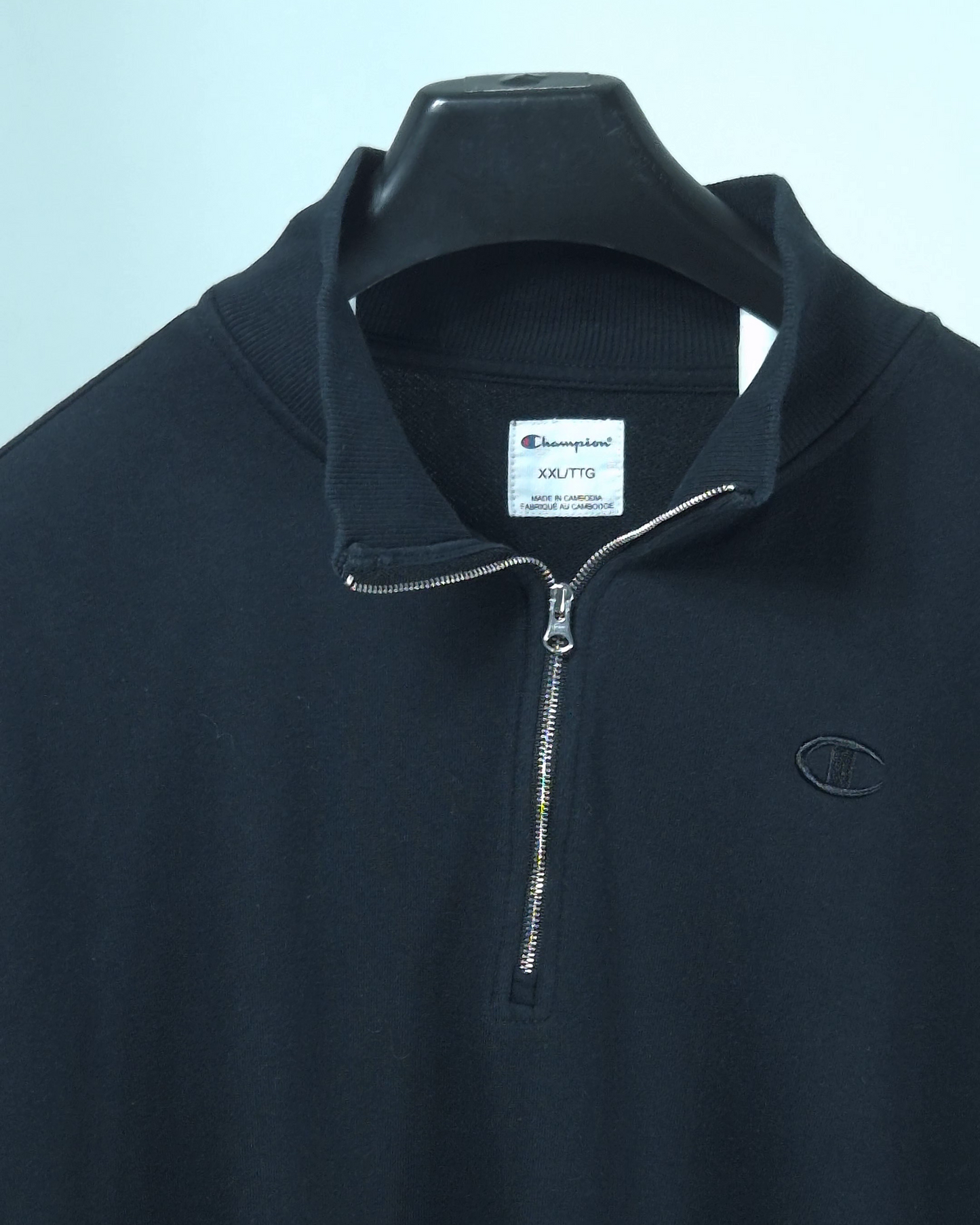 Champion Half-Zip Negro