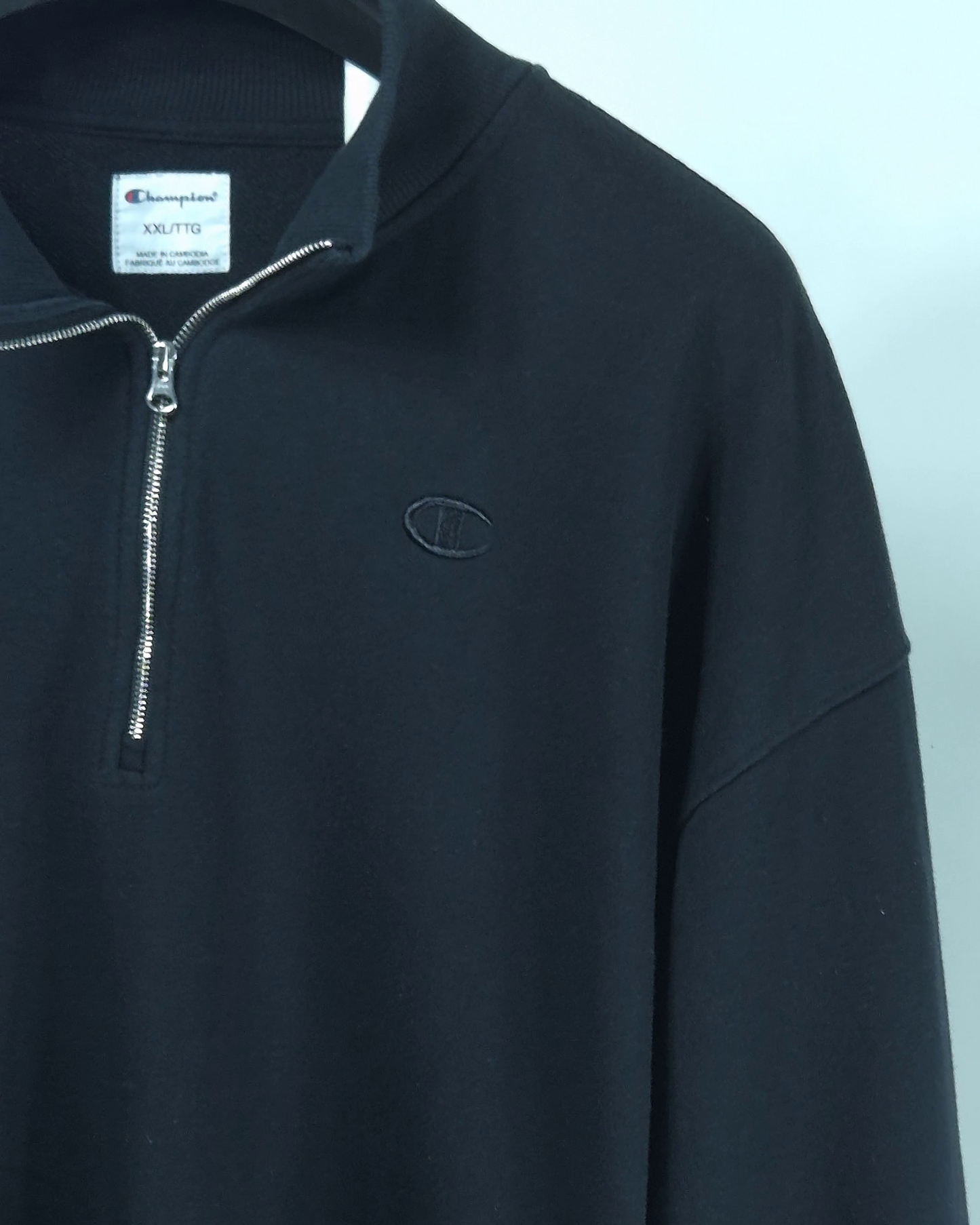 Champion Half-Zip Negro